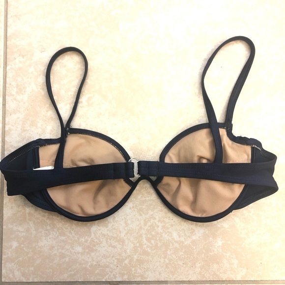 La Blanca soutache bikini top soft cup ,underwire, applique detail, B/C cup - Picture 4 of 9